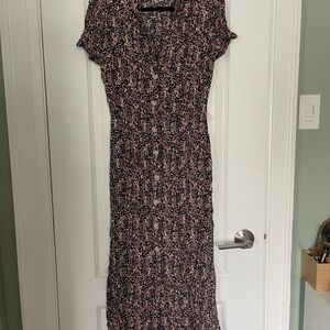 Cheetah Button-Down Dress